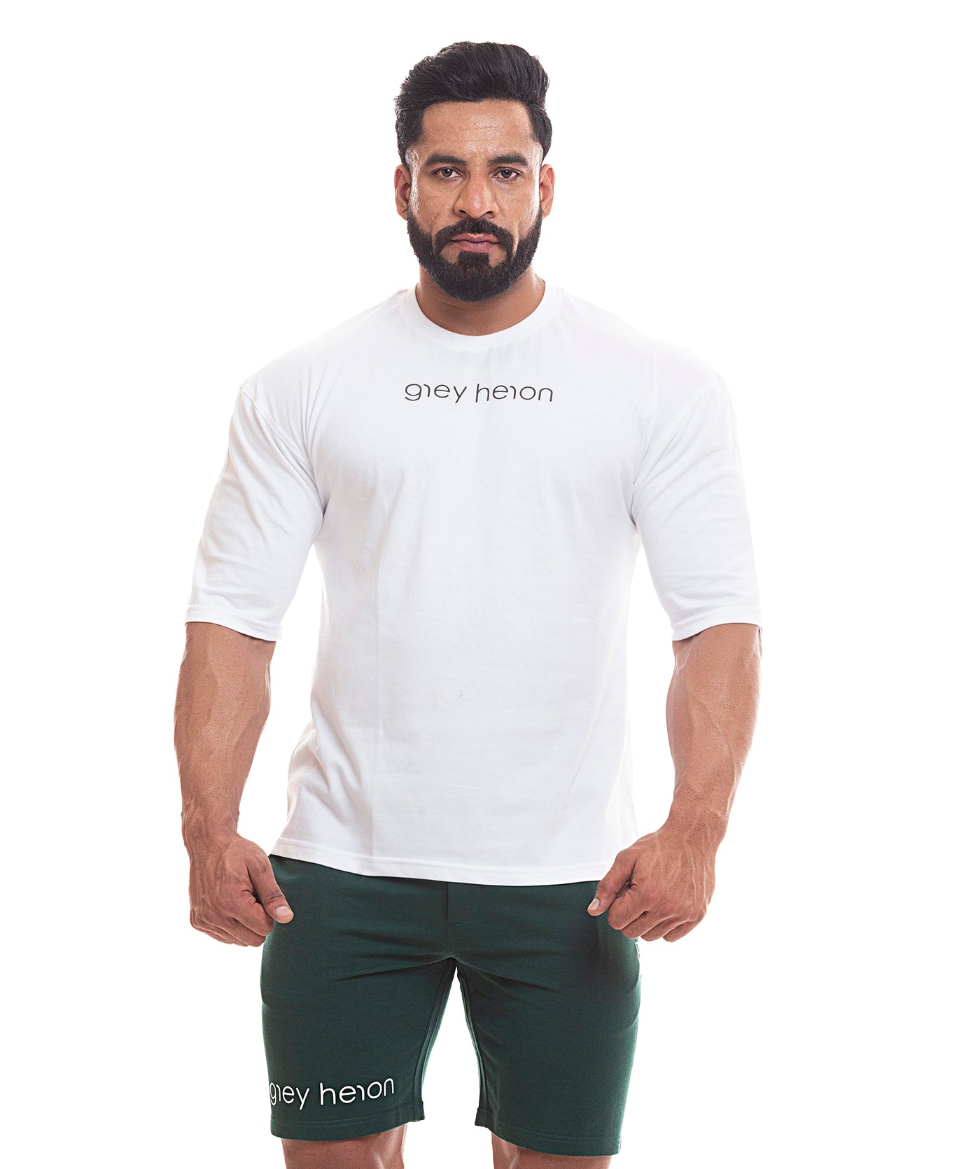 Muscle Daddy Off Shoulder T-Shirt - White
