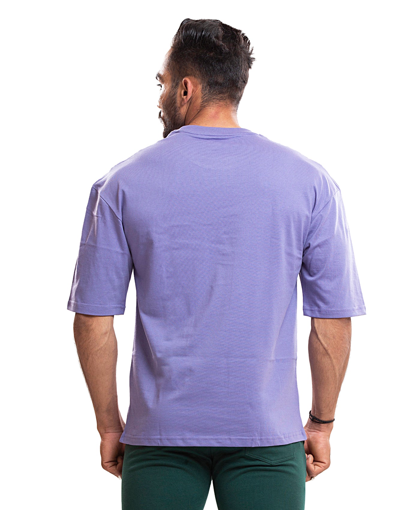 Rebel Youth Off-Shoulder T-shirt - Lavender